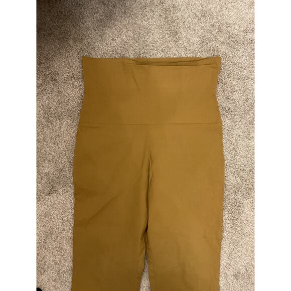 Bitte Kai Rand Magic FoldOver Stretch Slim Trouser Pants in Mustard, L - Picture 4 of 6